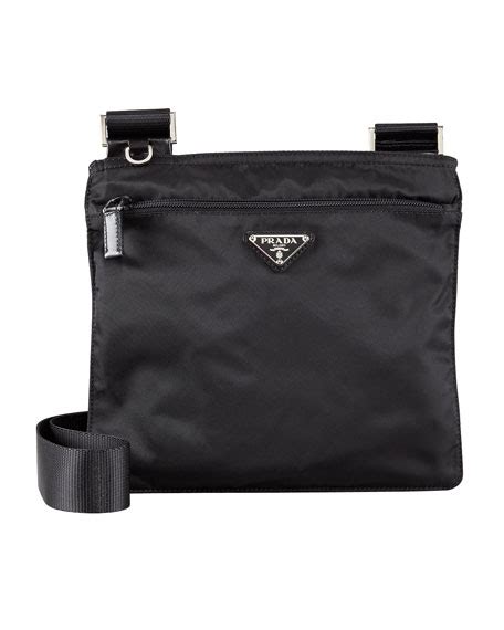 prada vela crossbody messenger bag black nero|Prada Vela Nylon Messenger Bag .